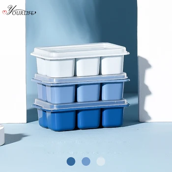 

OYOURLIFE 3pcs/set Plastic Ice Cube Tray Family Ice Cube Maker Kitchen Bar DIY Square Shape Quick Freeze Ice Cube Mold