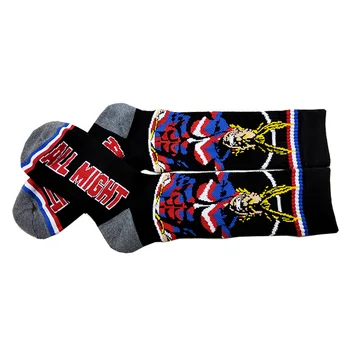 

My Hero Academia Winter Warm Mid-Calf Crew Socks Cartoon Naruto Printed Hip-Hop Trendy Cotton Hosiery Skateboard Streetwear