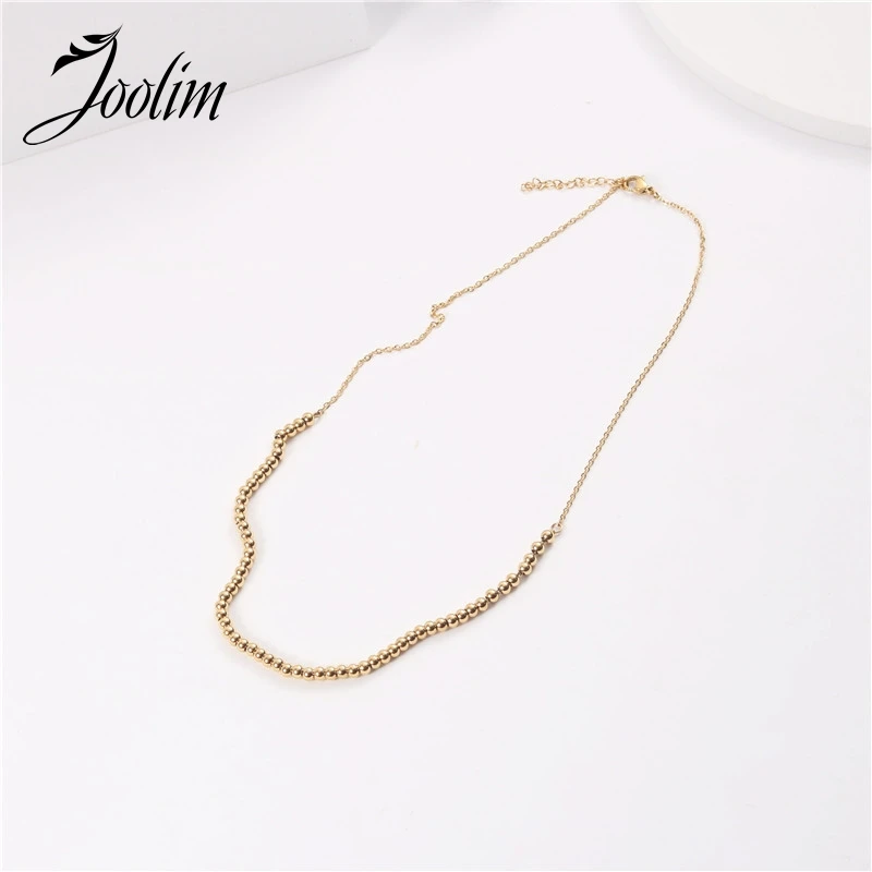 

JOOLIM Jewelry Wholesale Bead Necklace Stainless Steel Necklace Jewelry Wholesale