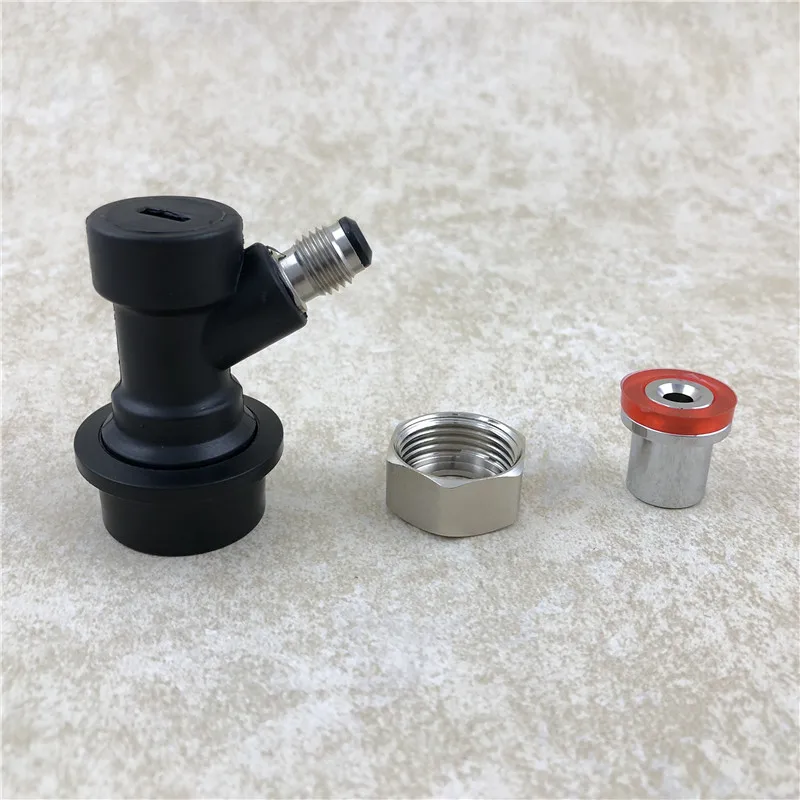 Beer Faucet Tap Quick Disconnect Adapter Convert Ball Lock Pin Lock Connector Kit, for Beer Brewing Keg (6)
