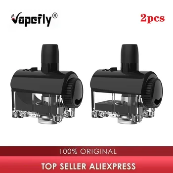 

2pcs Original Vapefly TGO Replacement Pod Cartridge 2ml/ 4.5ml Capacity E-cig Pod with TGO Mesh Coil for Vapefly TGO Pod Kit