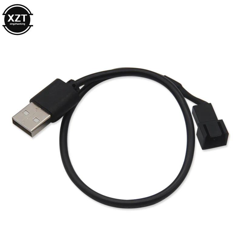 3 контактный 4 переходник с вентилятора на USB АДАПТЕРНЫЕ кабели 3/4 контактов для ЦП