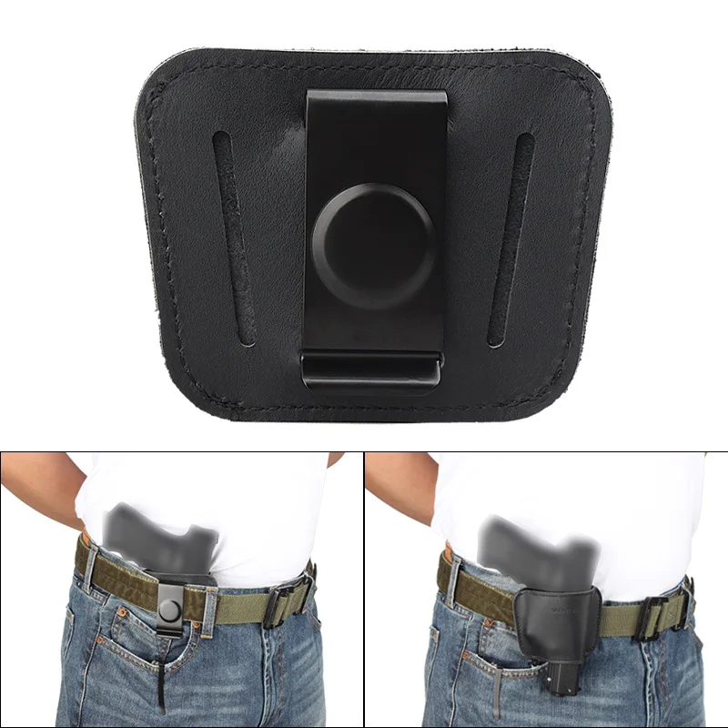 

Totrait Tactics Holster G17 Leather Concealed Holster Header Level Kraft Small Holster Inside Outside Common Stealth