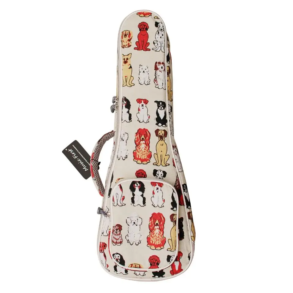 Original Mr Dog cartoon theme with cotton 21 &quot23&quot ukulele case | Спорт и развлечения