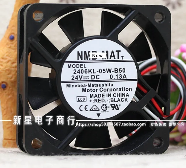 Для NMB-MAT 2406KL-05W-B50 T05 DC 24V 0.13A 60x60x15 мм Сервер вентилятор охлаждения | Электроника