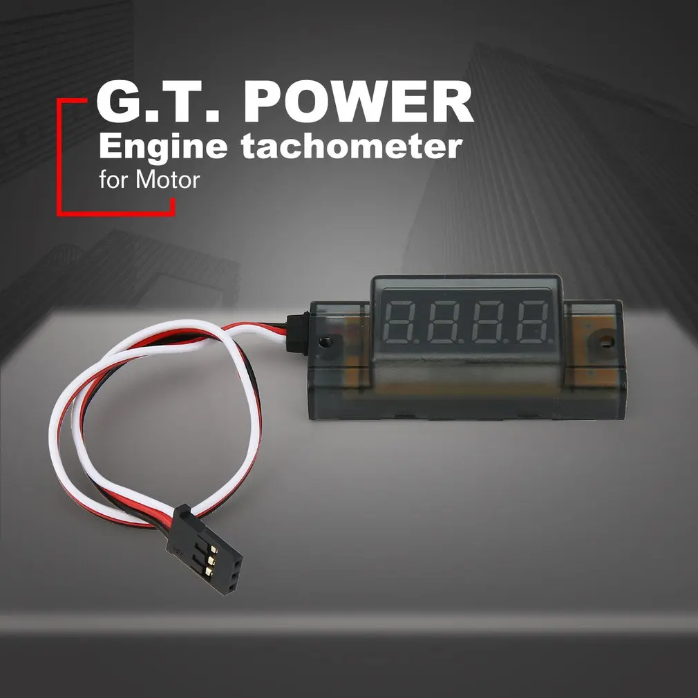 Тахометр GT Power RC с функцией зажигания мини тахометр одним триггером для мотора