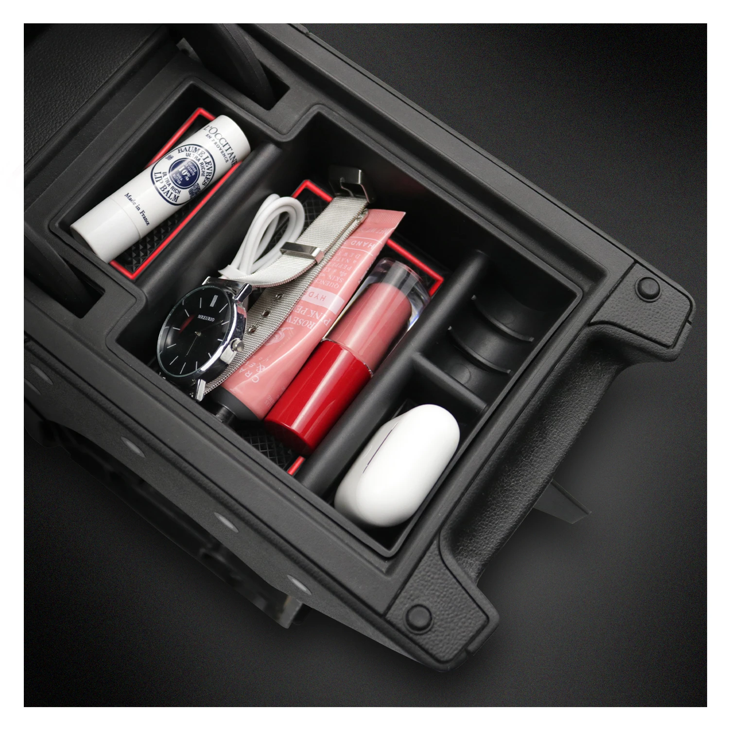 RUIYA Car Armrest Box Storage für Cupra Formentor 2023 / Seat Leon