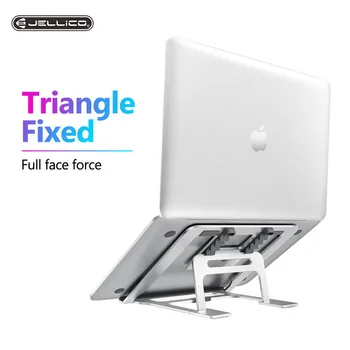 

Jellico Aluminum Alloy Laptop Holder Stand Adjustable Portable For Notebook Computer Bracket Lifting Cooling Holder Non-Slip