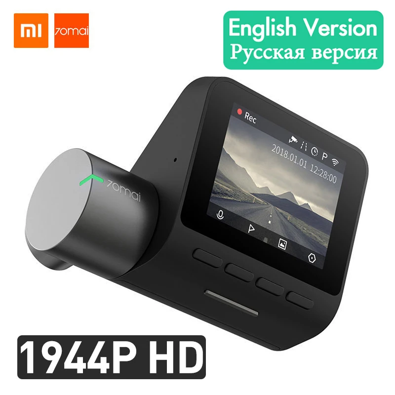 

Xiaomi 70mai Dash Cam Pro 1944P Speed N GPS coordinates ADAS 70mai pro 70 MAI Car Cam Recorder Voice Control 24H Parking Monitor