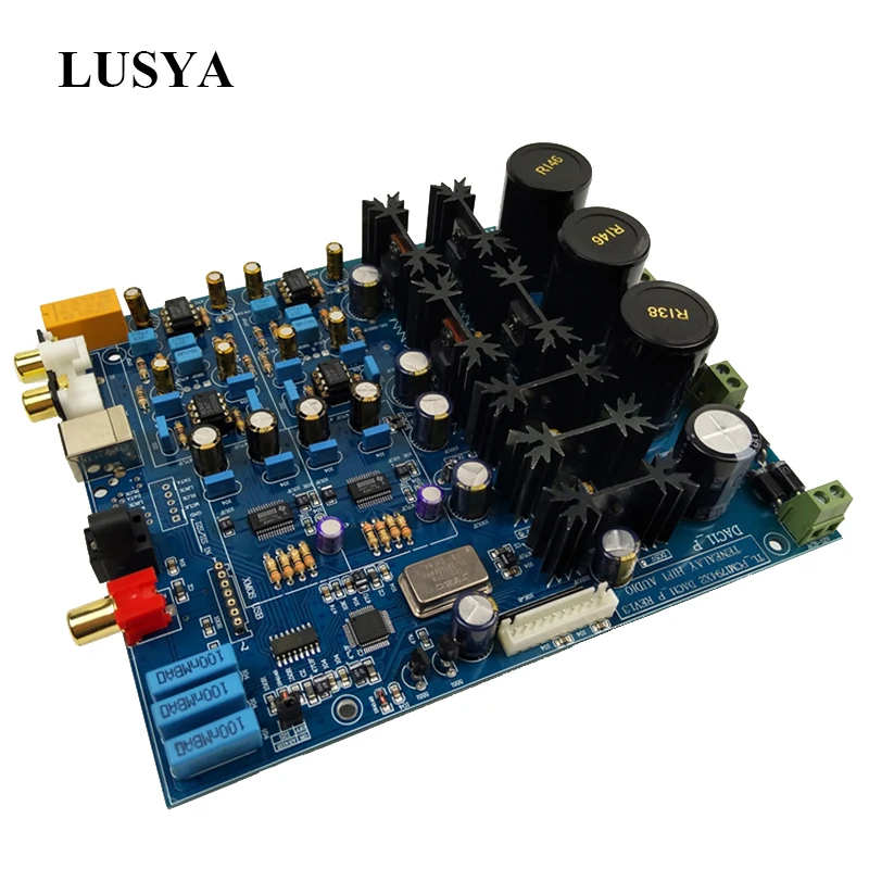 Lusya HIFI двойной PCM1794 аудио декодер коаксиальный Оптический вход поддержка xmos USB