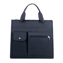 

Men Business Handbags 2021 New Waterproof Nylon Multi-Layer Large Capacity Document Bags Luxury Male Briefcases