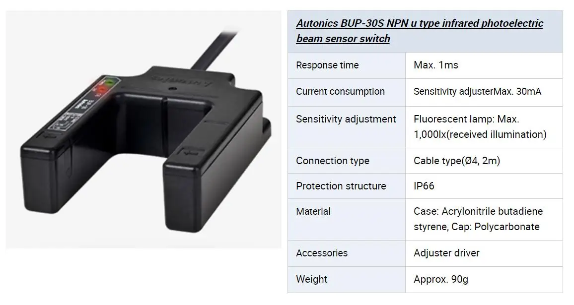 Фотоэлектрический Сенсор переключатель BUP-30S BUP-30 BUP-50S BUP-50