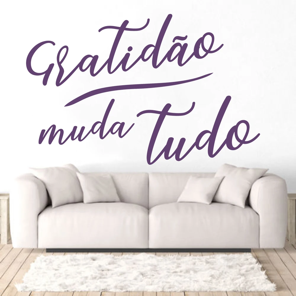 Vinyl Wall Stickers Confia No Senhor De Todo O Seu Coração Portuguese  Quotes Mural For Bedroom Home Decor Decals Poster Ru2177 - Wall Stickers -  AliExpress