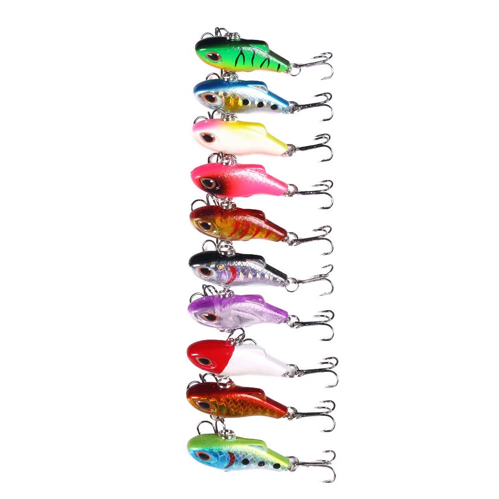 3.5cm Fishing Lure Sinking Mini Crankbait Vibration Artificial Hard Bait Winter Ice Fishing Wobbler Bass Fishing Tools Tackle