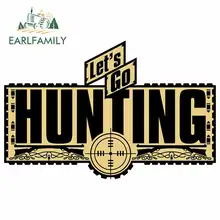 EARLFAMILY – autocollants graphiques pour pare-choc de voiture, pour let's Go hunt RV Windows 13cm x 8.8cm