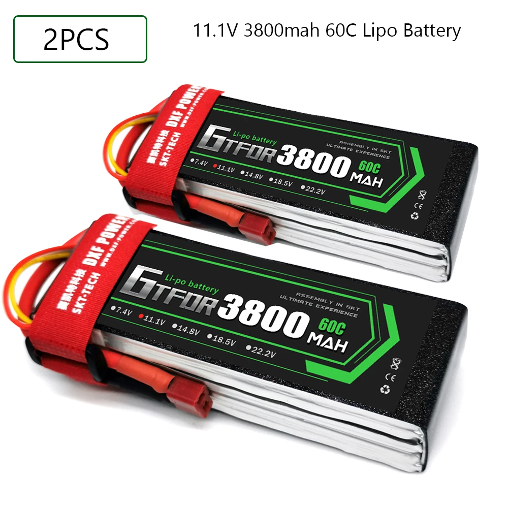 Литий-полимерный аккумулятор GTFDR 3800 мАч 3S 11 1 В 60C-120C XT60/DEANS/XT90/EC5 для AKKU дрона FPV