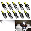 10x T10 LED W5W LED Interior Car Lights For Renault Duster Megane 2 3 Logan Clio Fluence Captur Sandero Laguna leds for auto 12V ► Photo 1/6