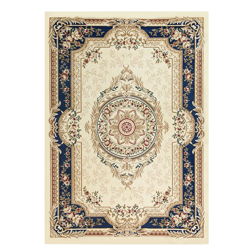Modern Soft Persian Carpets For Living Room European Style Palace Carpet For Bedroom Parlor Dining Table Mat Thick Study Rug 4