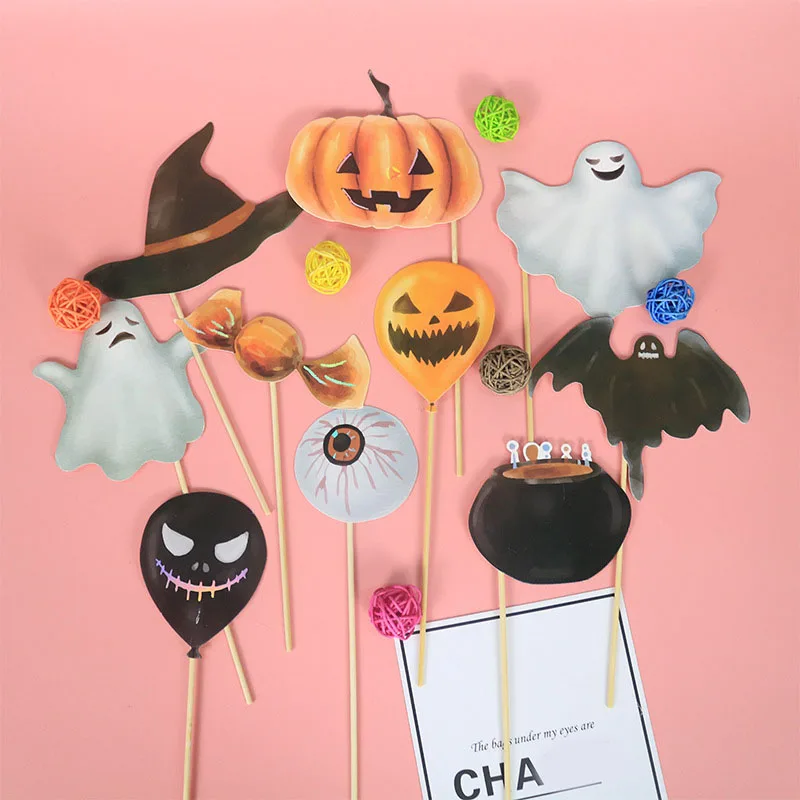 Хеллоуин, маска для костюма фото реквизит бумага тыква летучая мышь Хэллоуин вечерние Для детей фото реквизит маска популярные предметы