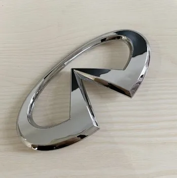

10pcs High quality ABS 123*65mm Infiniti car front hood bonnet Rear Trunk emblem Decals badge sticker Decal for G35 G25 G37