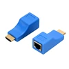 1 пара RJ45 портов 4K HDMI удлинитель до 30 м по категории 5e сетевой Ethernet LAN адаптер для HDTV HDPC DVD PS3 STB ► Фото 3/6