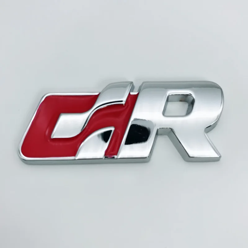 R Автомобильный логотип Bora R Автомобильный стикер s Golf Cool R Автомобильный логотип бампер наклейка модифицированный R металлический логотип