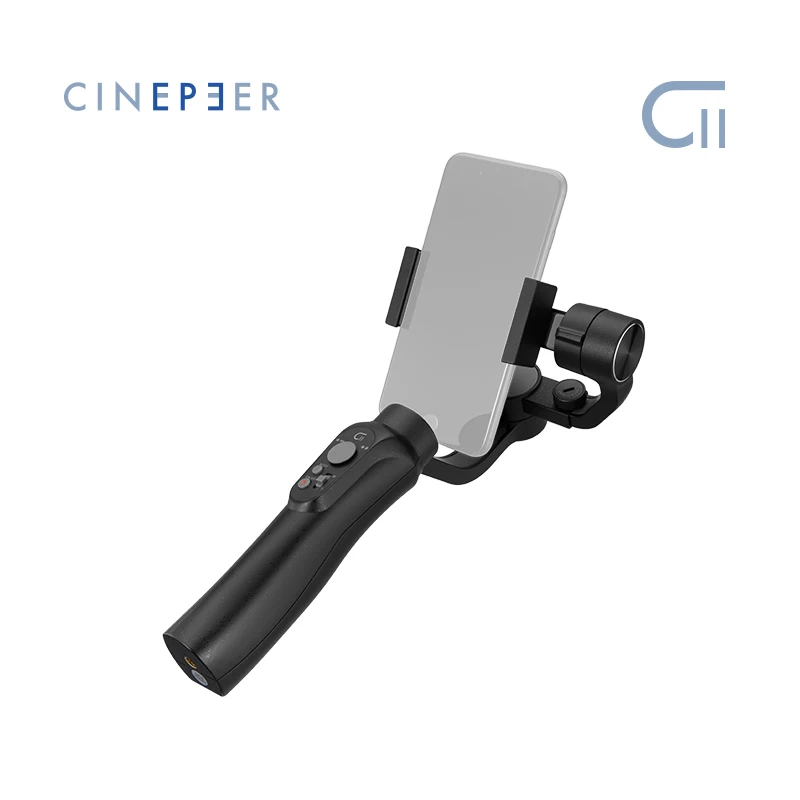  CINEPEER C11  Arrival Phone Mobile Gimbal for iPhone/Samsung 3-Axis Vlog Handheld Stabilizer Powere