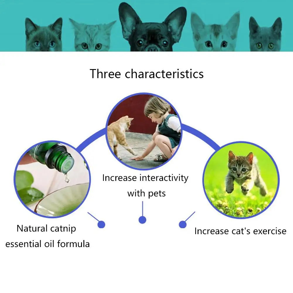 17.7ML Catnip Bubbles Cat Catnip Essential Oil Spray Interactive Toys Harmless Funny Bubbles Toys Flavor Make The Kitten Excited