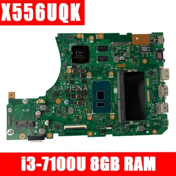 

With 8GB RAM I3-7100U CPU X556UQK mainboard For ASUS X556UV X556U X556UQK X556UQ laptop motherboard Tested Working