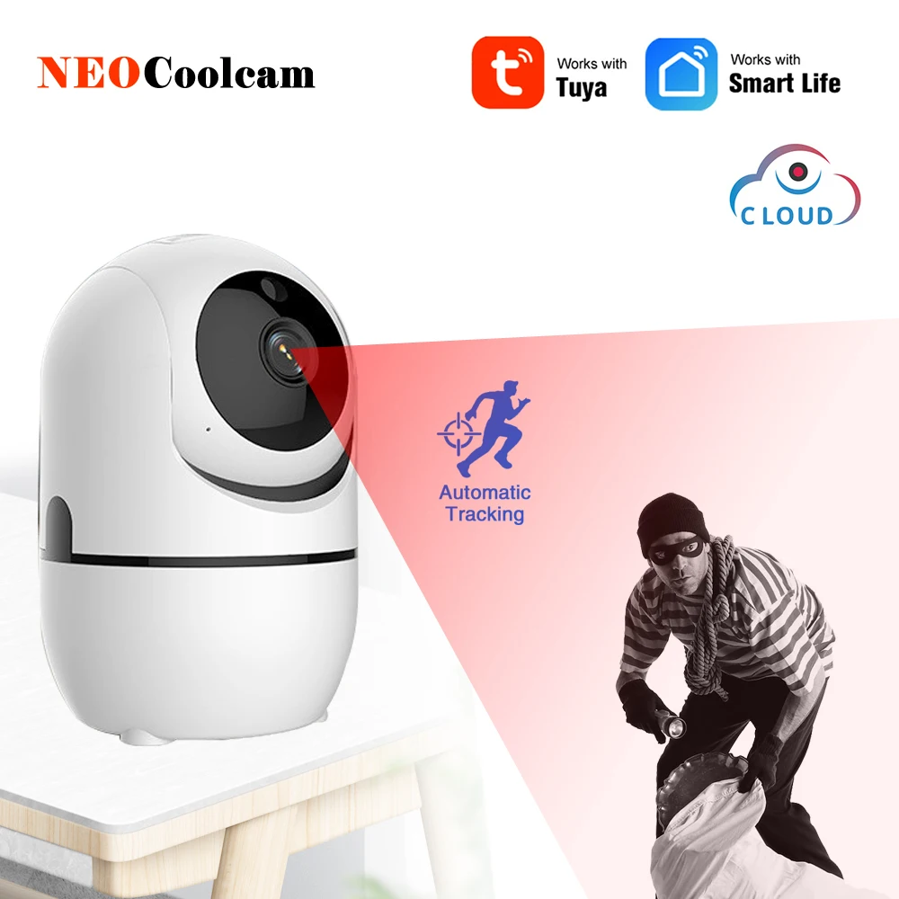 NEOCoolcam 2.0MP HD WiFi облачная камера 1080P автоматическое отслеживание домашней