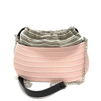 Женские новые сумки повседневные Черные сумки через плечо сумка с верхней ручкой - Цвет: pink bag