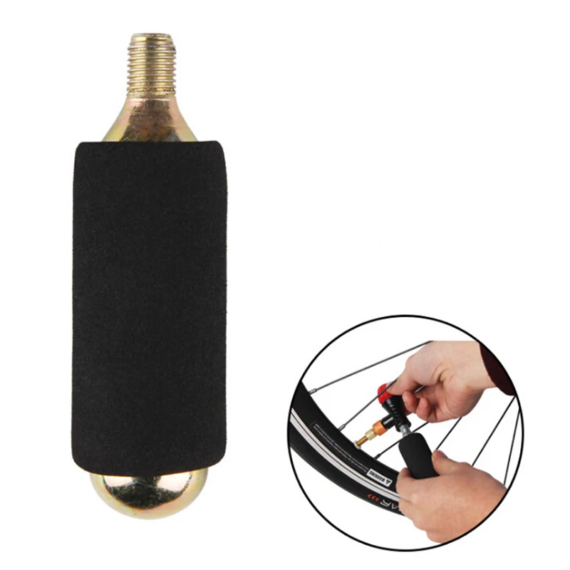 

1PCS Bicycle CO2 Cartridge Sponge Cover For 16 G CO2 Inflator Bike Pump Bike Air Inflator Accessories (CO2 Box Not Included)
