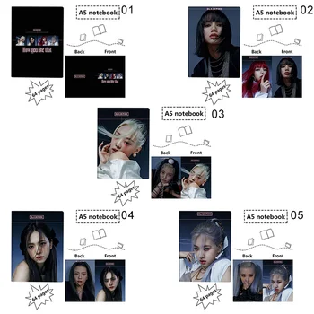 

1Pcs Kpop Blackpink New Ablum How You Like That Diary Notebook Stationery Handbooks Memo Notebooks Supplies Fan Gift