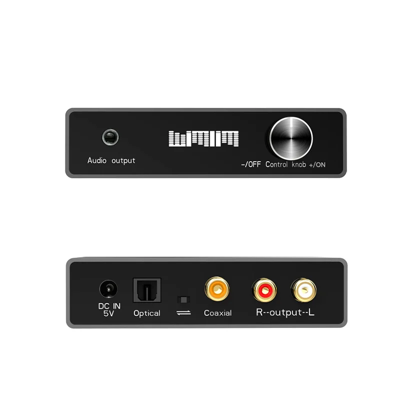 Dac 24bit 192khz Optical Coaxial To Audio Converter Output Rca3.5 To