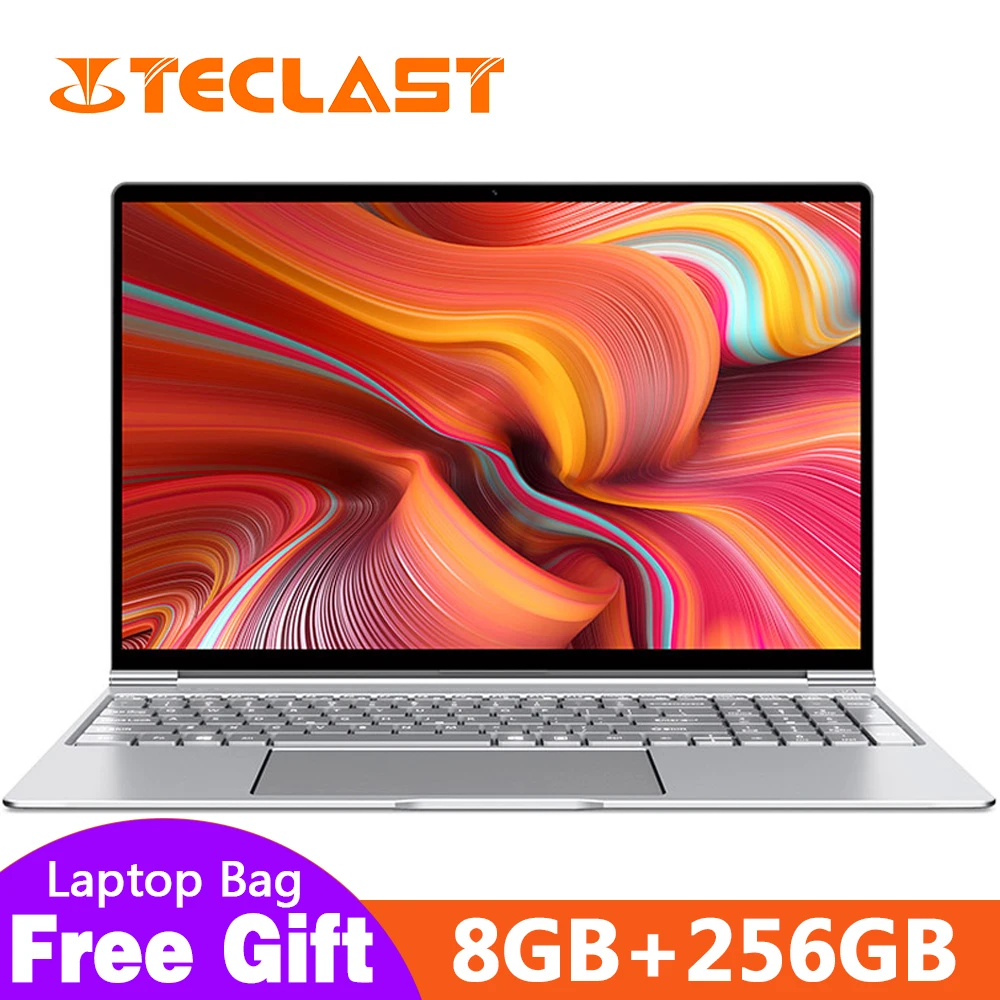 Ноутбук Teclast F15 с ОС Windows 10 15,6 дюймов Intel N4100 четырехъядерный 1920x1080 DDR4 8 Гб ram 256 ГБ SSD HDMI