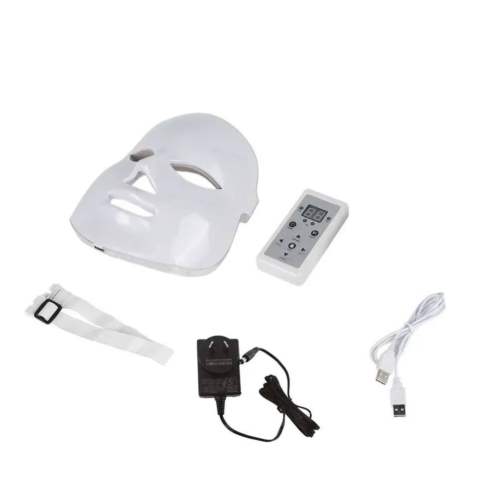 

Prfessional 7 Colors LED Facial Mask Home Use Beauty Instrument Anti Acne Skin Rejuvenation Photodynamic Beauty Face Mask