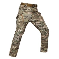 2024 New Softshell Thick Fleece Pants For Men Winter Outdoor Pants Camouflage Hunting Cargo Pant Warm Waterproof Work Trousers 1