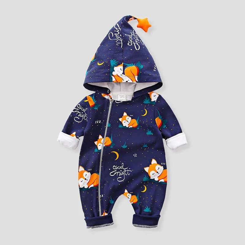 2019 милый детский комбинезон хлопковый для мальчиков и девочек детская одежда с