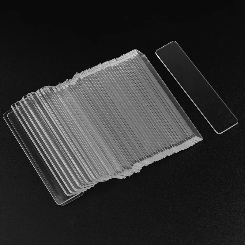 50Pcs transparent Fake Nail Art Display Holder with Protective Film Manicure DIY Tools |