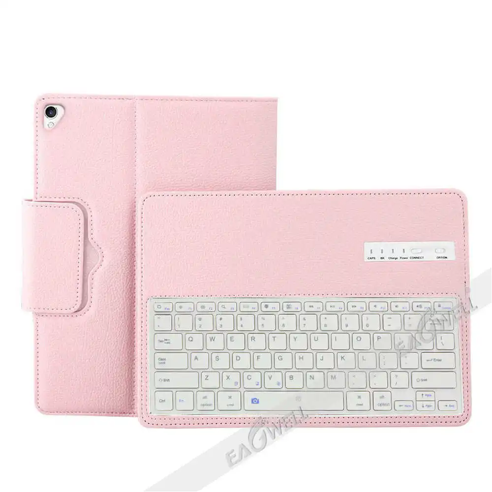 

PU Leather Litchi Pattern Stand Case For iPad Pro 12.9 2017/2015 Case Wireless Bluetooth Keyboard Tablet Cover For iPad Pro 12.9
