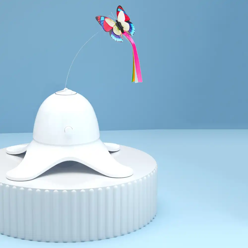 battery operated butterfly cat toy