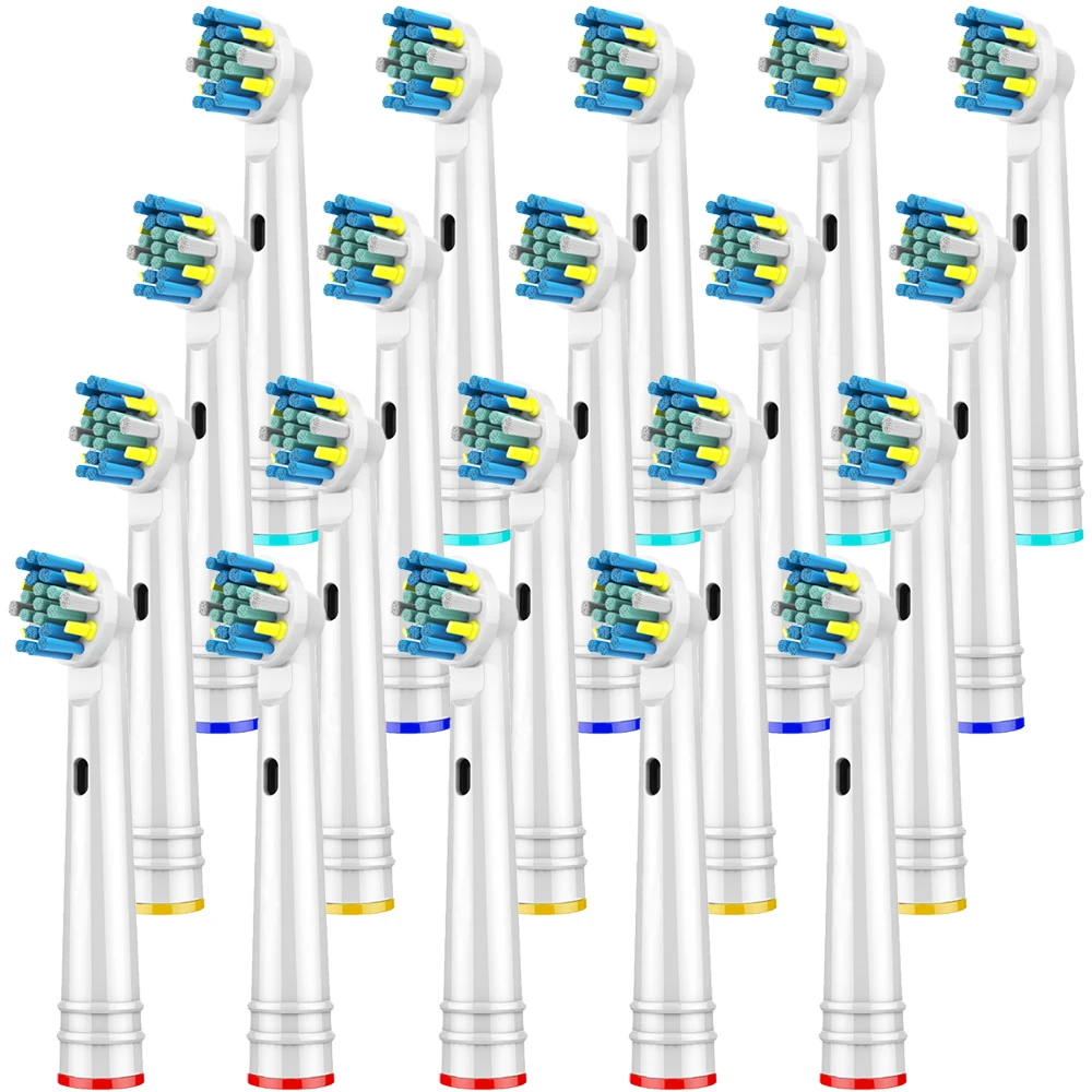 

20 PCS Toothbrush Replacement Brush Heads for Oral B Electric Toothbrush Advance Power/Pro Health/Triumph/3D Excel