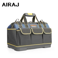 AIRAJ 2020 Upgrade Tool Bag, 13/15/17/19/23 inch Electrician Bag 1680D Oxford Waterproof Wear-resistant Tool Storage Toolkit