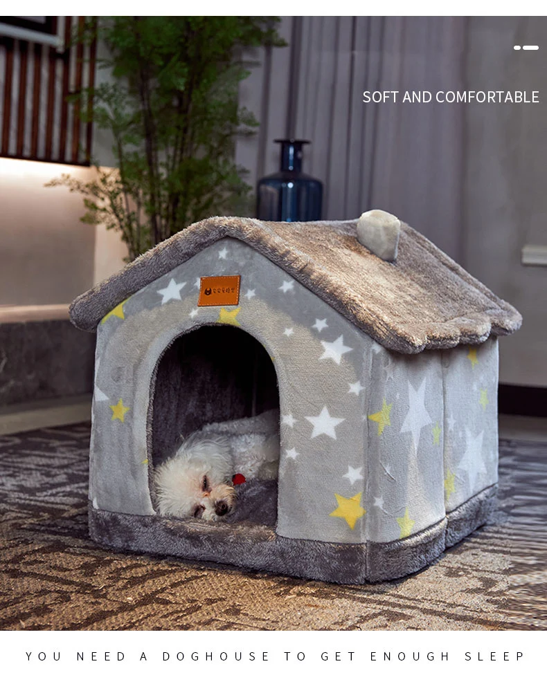 Foldable Pet House Bed Image