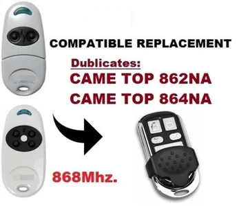 

TOP-862EV / TOP-864EV compatible remote control, 868,3MHz CLONE, Duplicator