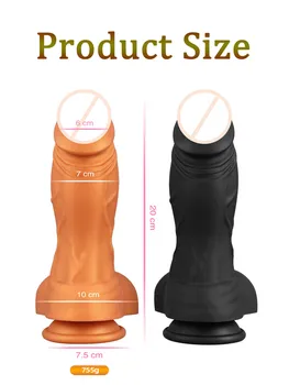 New Huge silicone penis Realistic Dildo Big Butt Plug G spot Stimulator Anal Dilator Huge Dildo For Women Man Anal toy 5