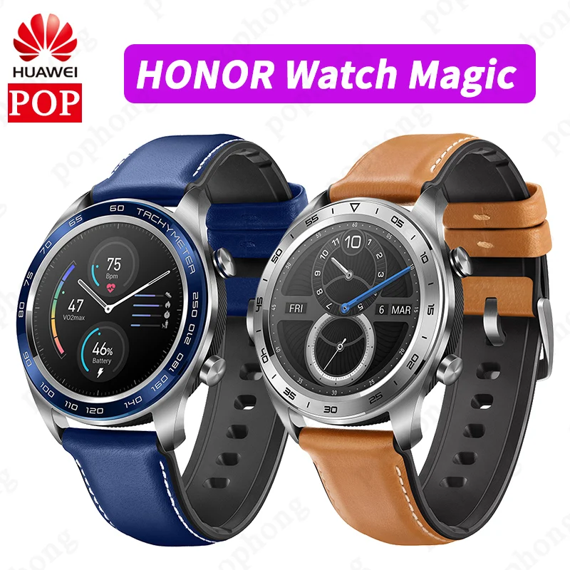 Смарт часы Huawei Honor Watch Magic водонепроницаемые 5ATM с GPS пульсометром трекером сна
