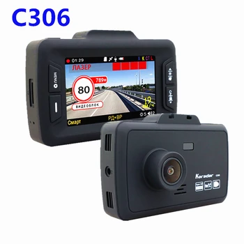 

Karadar DVR video recorder 3 in 1 combo radar detector car 3 inch 800X480 IPS screen 6 glass lens good night vision