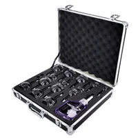 NEW Length Mouth Vacuum Glass Cupping Device Hijama Cups Beauty Glass Cupping 14 Pcs Set 1