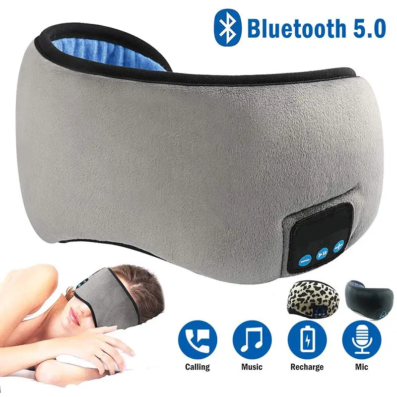 Смарт Bluetooth наушники музыка маска для глаз помогает сну затенение защита глаз наушники снимающие усталость ответ на звонки